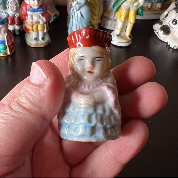 Vintage 1940's Toby Mini Mug Pitcher, Character Jug, Barware, Victorian Lady - Picture 2 of 7